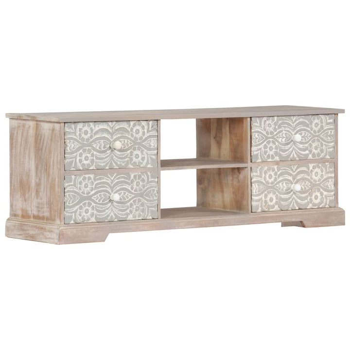 Tv-Schrank 120X30X40 Cm Massivholz Akazie