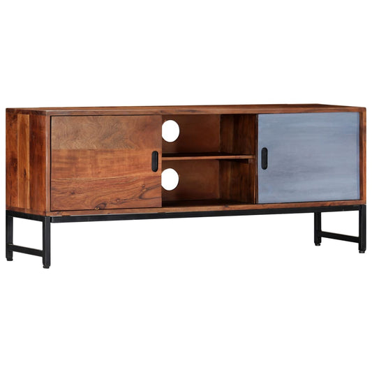 Tv-Schrank 120X30X49 Cm Massivholz Akazie