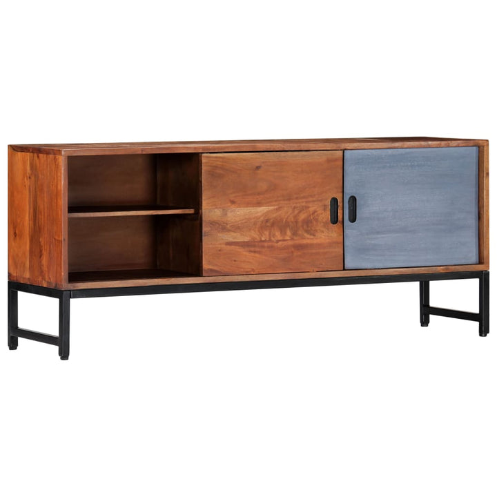 Tv-Schrank 120X30X49 Cm Massivholz Akazie