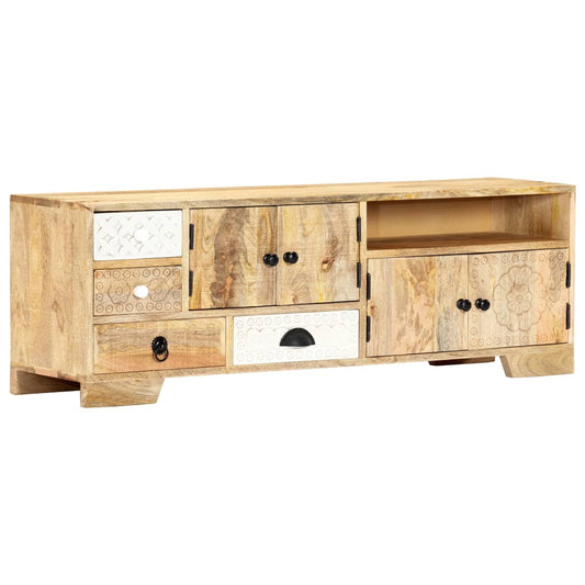 Tv-Schrank 120X30X40 Cm Massivholz Mango