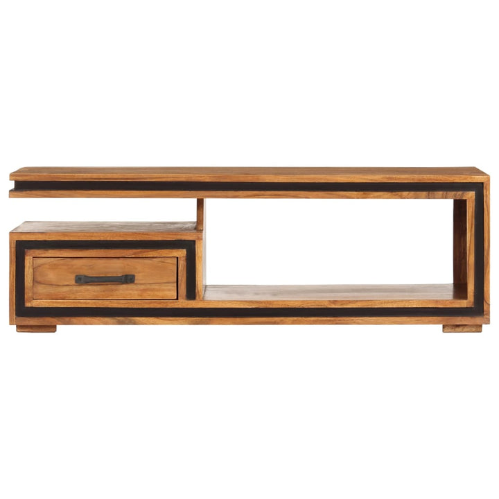 Couchtisch Massivholz Akazie 100X45X33 Cm