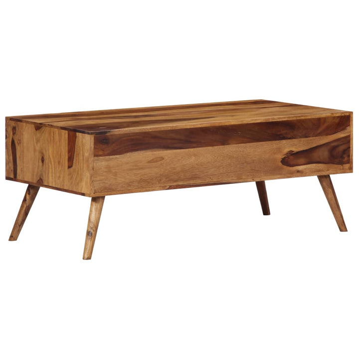 Couchtisch 100X50X39 Cm Massivholz