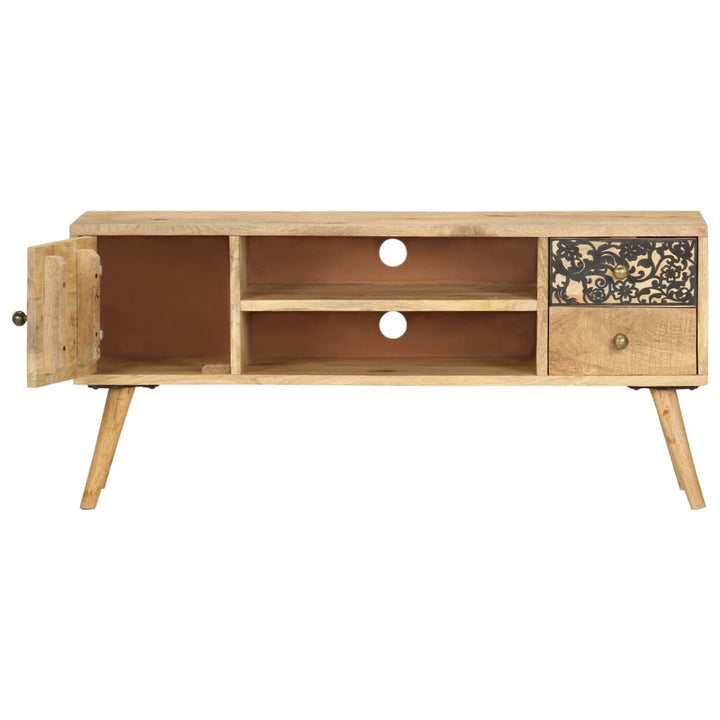 Tv-Schrank 100X30X45 Cm Massivholz Mango