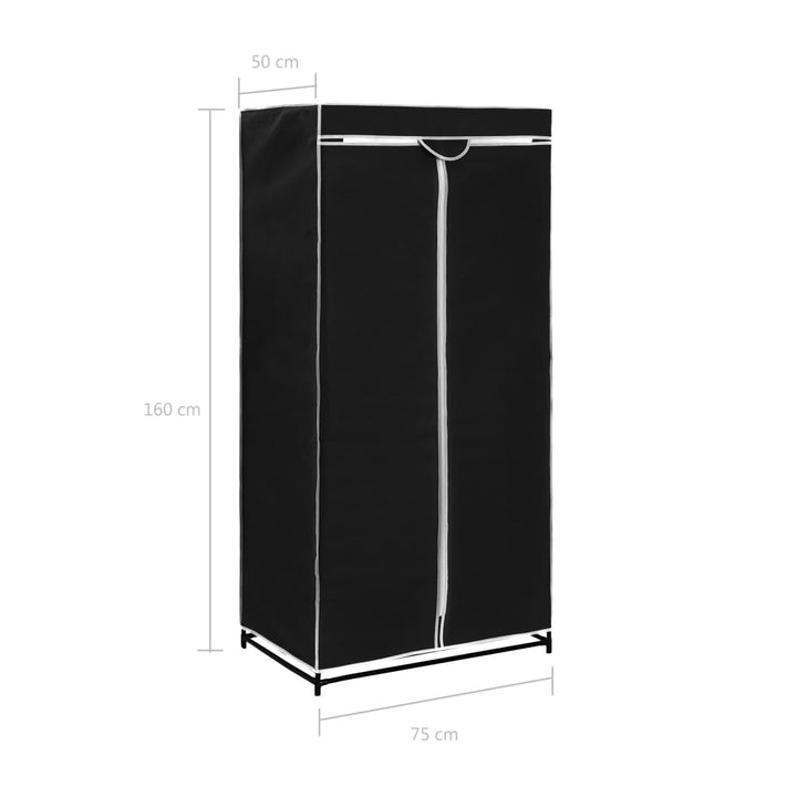 Kleiderschrank 75×50×160 Cm