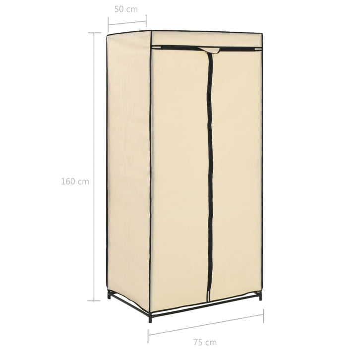 Kleiderschrank 75×50×160 Cm