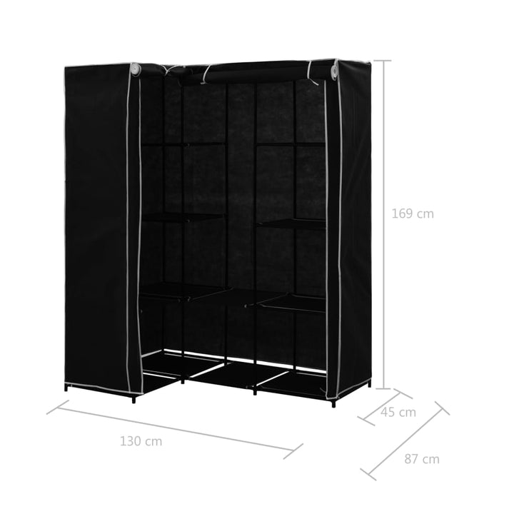 Eckkleiderschrank 130 X 87 X 169 Cm