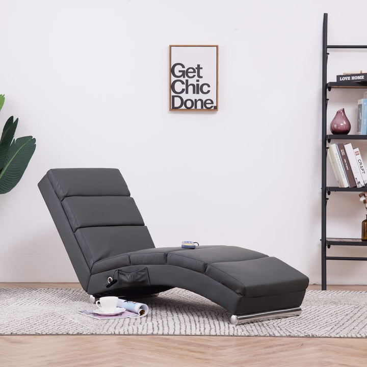 Massage-Chaiselongue Kunstleder