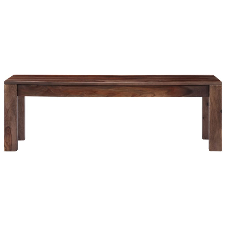 Couchtisch Grau 110X50X35 Cm Massivholz