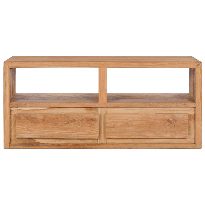 Tv-Schrank 90X30X40 Cm Massivholz Teak