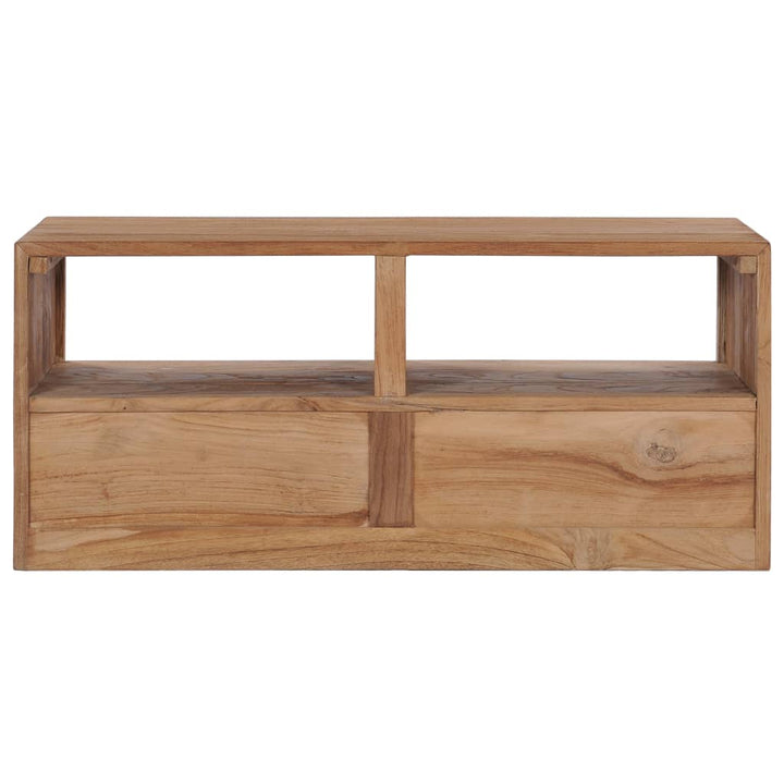 Tv-Schrank 90X30X40 Cm Massivholz Teak