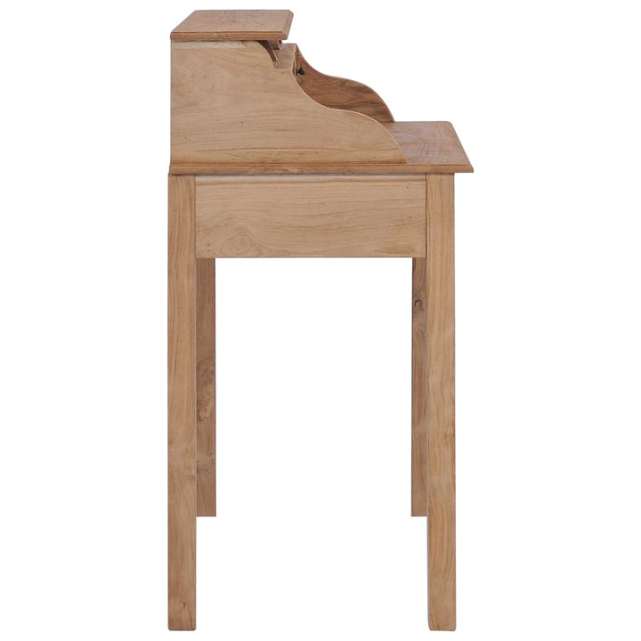 Schreibtisch 90X50X100 Cm Massivholz Teak