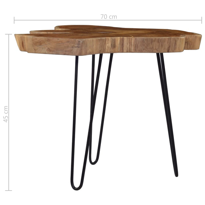 Couchtisch (60-70)×45 Cm Teak