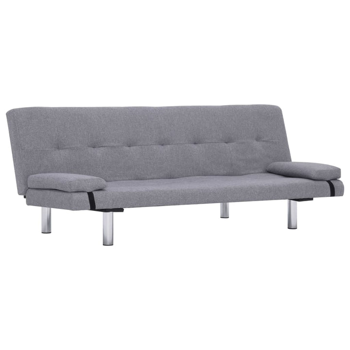 Schlafsofa Mit Zwei Kissen Polyester