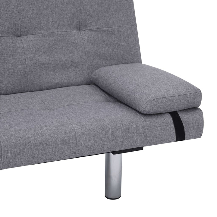 Schlafsofa Mit Zwei Kissen Polyester