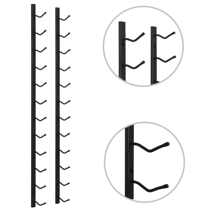 Wand-Weinregal Für 12 Flaschen Eisen