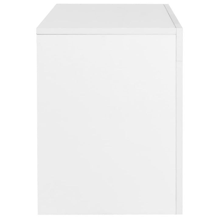 Tv-Schrank Mit Led-Leuchten Hochglanz- 130X35X45 Cm