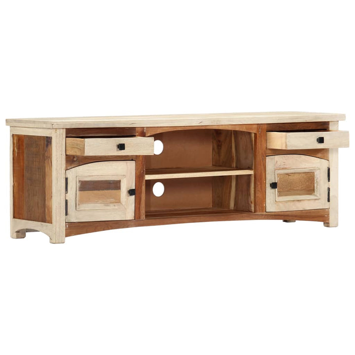 Tv-Schrank 120X30X40 Cm Altholz Massiv