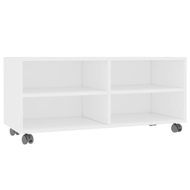 Tv-Schrank Mit Rollen 90X35X35 Cm Holzwerkstoff