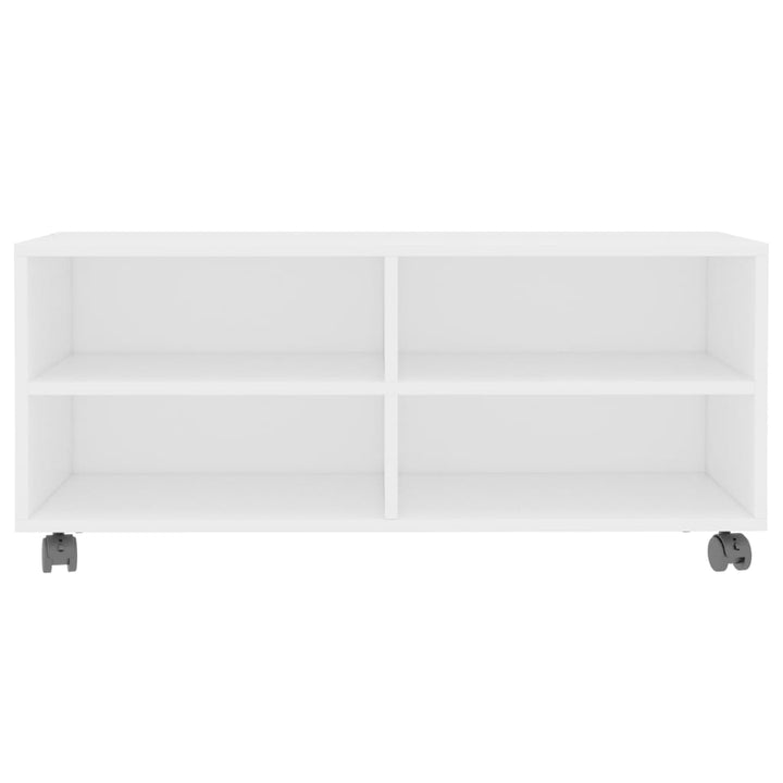 Tv-Schrank Mit Rollen 90X35X35 Cm Holzwerkstoff