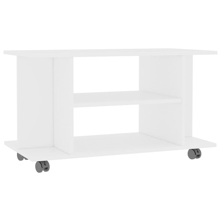 Tv-Schrank Mit Rollen 80X40X45 Cm Holzwerkstoff