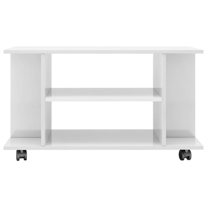 Tv-Schrank Mit Rollen 80X40X45 Cm Holzwerkstoff