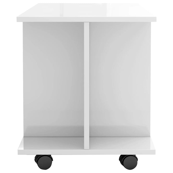 Tv-Schrank Mit Rollen 80X40X45 Cm Holzwerkstoff