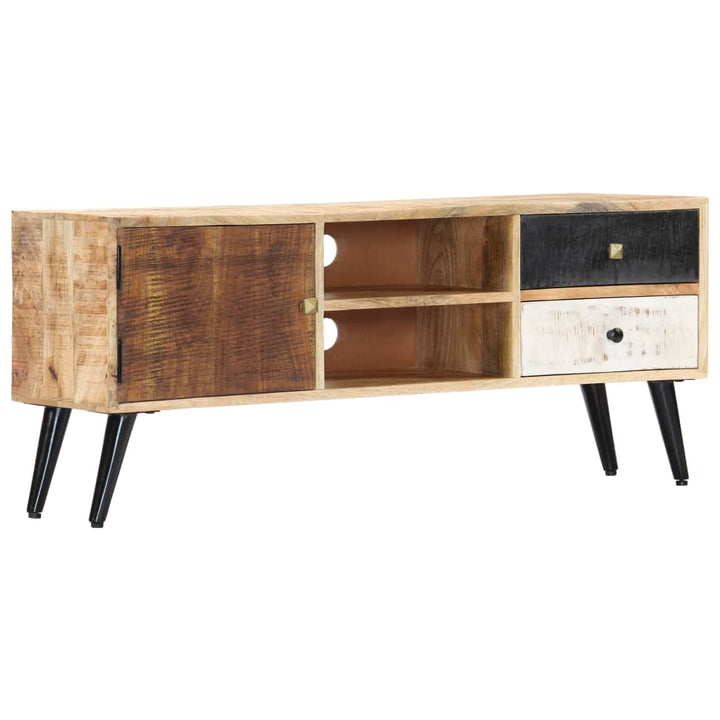 Tv-Schrank 115×30×47 Cm Mango-Massivholz