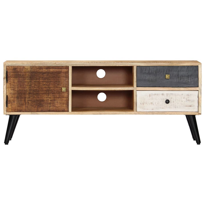 Tv-Schrank 115×30×47 Cm Mango-Massivholz