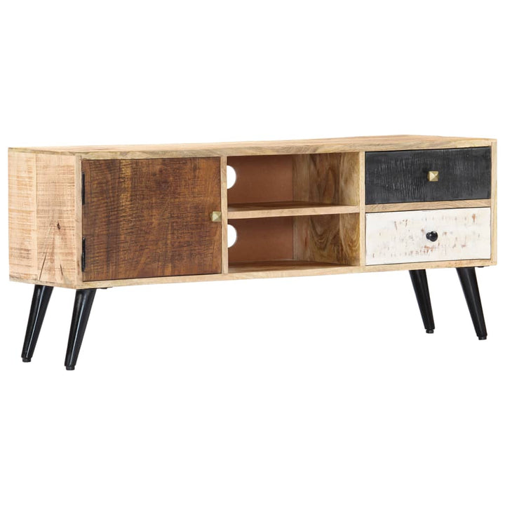 Tv-Schrank 115×30×47 Cm Mango-Massivholz