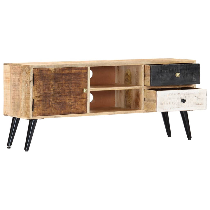 Tv-Schrank 115×30×47 Cm Mango-Massivholz