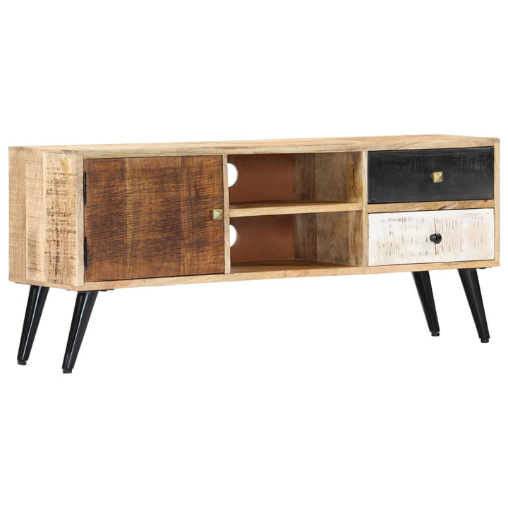 Tv-Schrank 115×30×47 Cm Mango-Massivholz