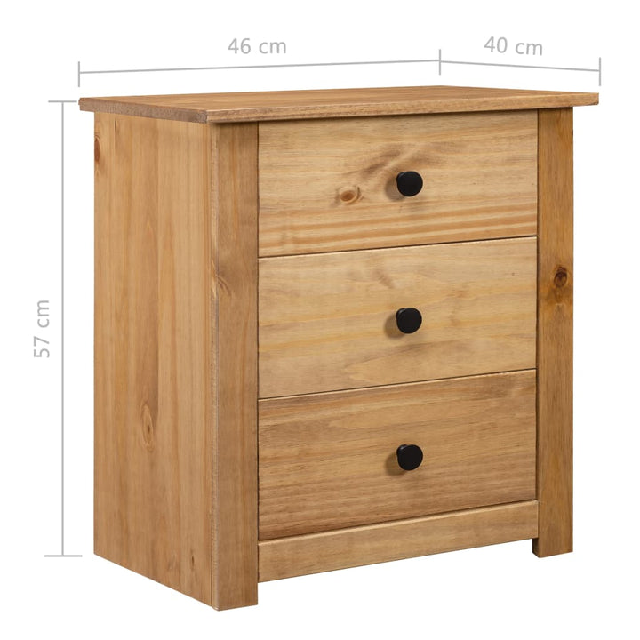 Nachtschrank 46X40X57 Cm Kiefernholz Panama