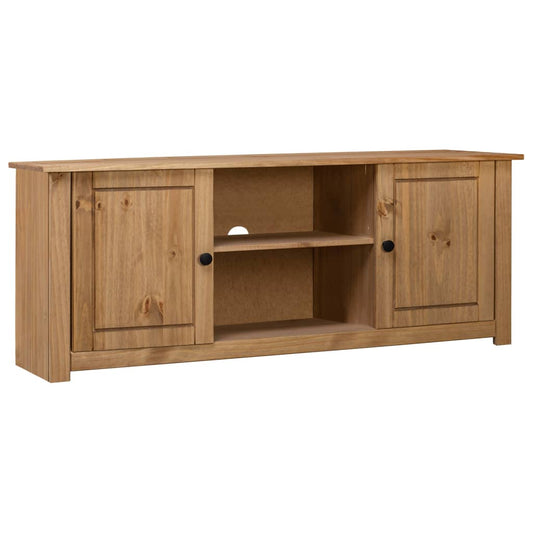 Tv-Schrank 120 X 40 X 50 Cm Massivholz Panama-Kiefer