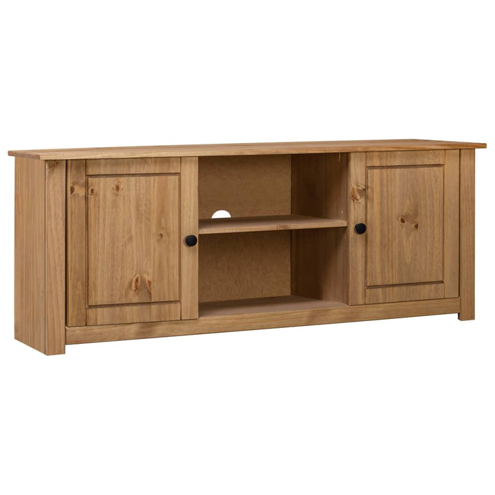 Tv-Schrank 120X40X50 Cm Massivholz Panama-Kiefer