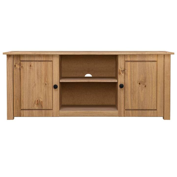 Tv-Schrank 120 X 40 X 50 Cm Massivholz Panama-Kiefer