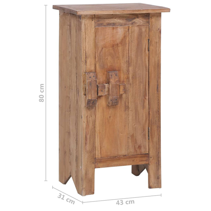 Nachtschrank 43×31×80 Cm Massivholz Mahagoni