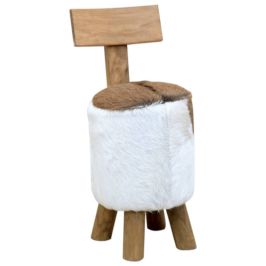 Hocker Massivholz Teak