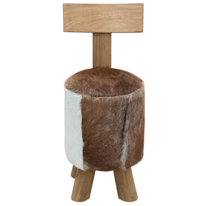 Hocker Massivholz Teak