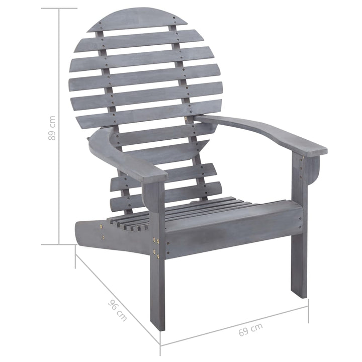 Adirondack-Stuhl Massivholz Akazie