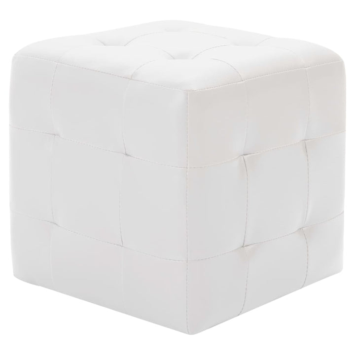 Pouf 2 Stk. 30X30X30 Cm Kunstleder