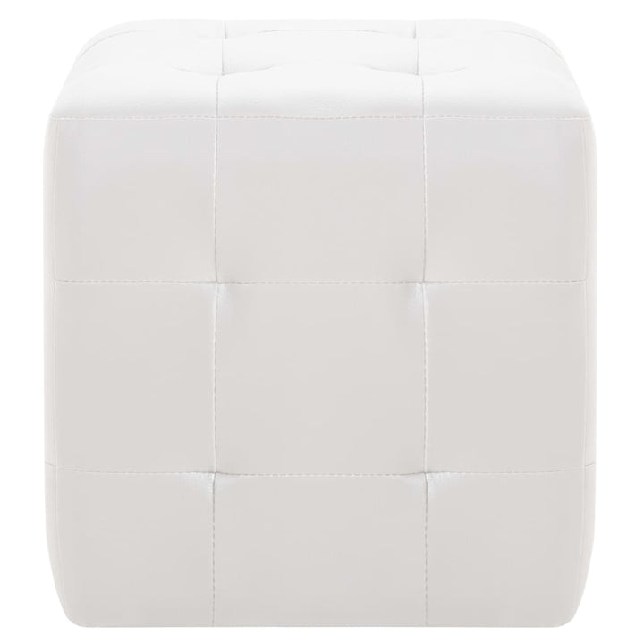 Pouf 2 Stk. 30X30X30 Cm Kunstleder