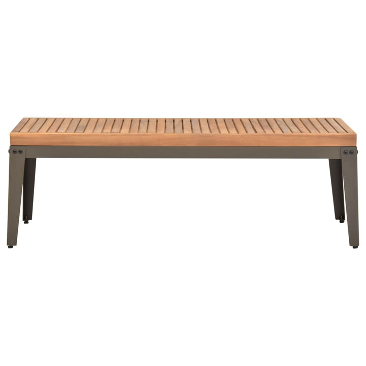 Garten-Couchtisch 110X55X36 Cm Massivholz Akazie