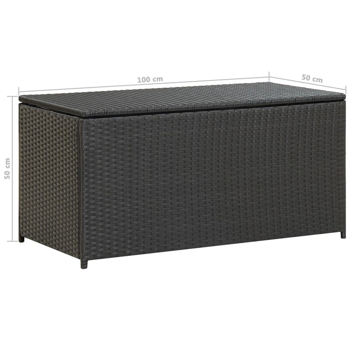 Gartenbox Poly Rattan