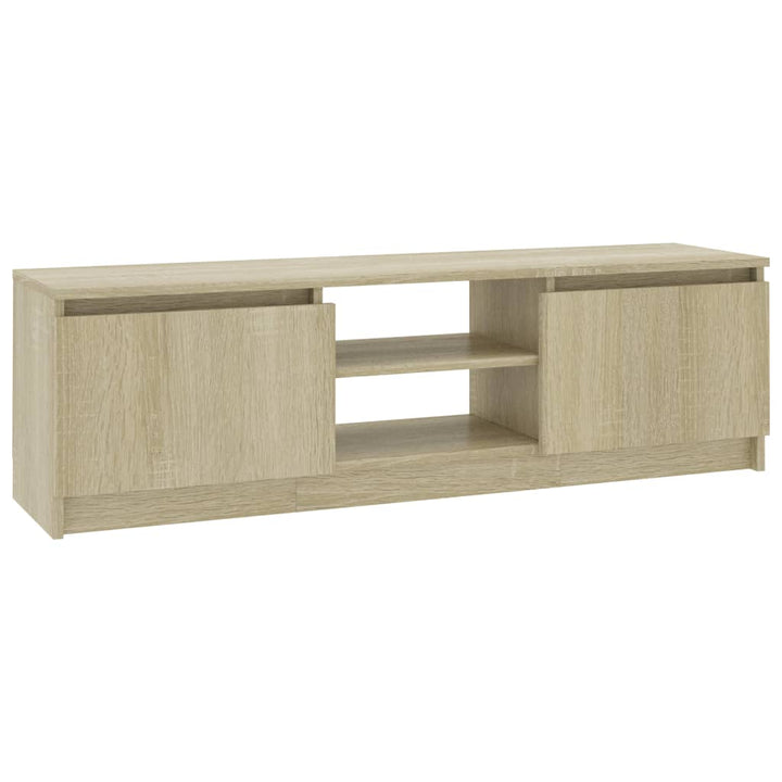 Tv-Schrank Sonoma-Eiche 120×30×35,5 Cm Holzwerkstoff