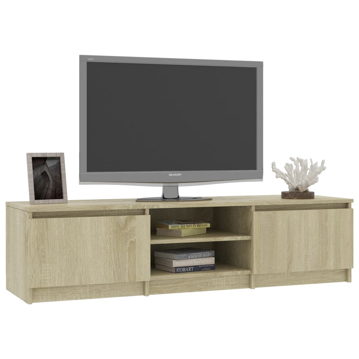 Tv-Schrank Sonoma-Eiche 140X40X35,5 Cm Holzwerkstoff