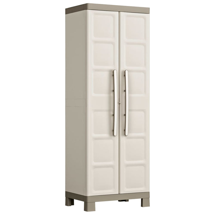 Keter Lagerschrank Excellence Niedrig Beige Und Taupe 97 Cm