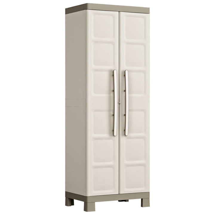 Keter Lagerschrank Excellence Niedrig Beige Und Taupe 97 Cm