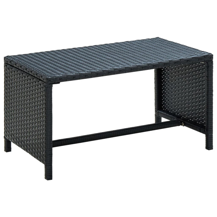 Couchtisch 70×40×38 Cm Poly Rattan