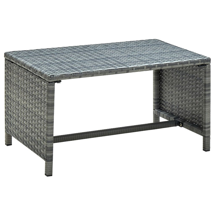 Couchtisch 70×40×38 Cm Poly Rattan