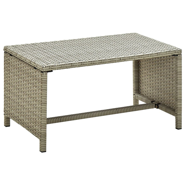 Couchtisch 70×40×38 Cm Poly Rattan